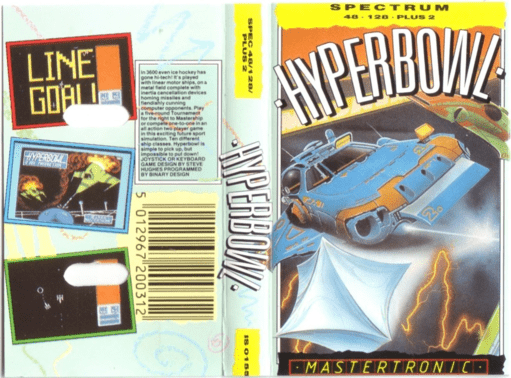 Hyperbowl box art for ZX Spectrum